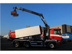 Ginaf X 3335 S + 6X6 + HIAB 102 + 3SIDE TIPPER