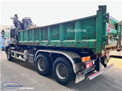 DAF CF 85.410 ATE, Hiab 166, 6x4 Steel spring