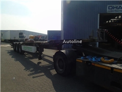 Naczepa do przewozu kontenerów Pacton 3 AXLE