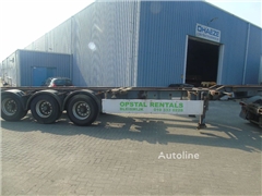 Naczepa do przewozu kontenerów Pacton 3 AXLE
