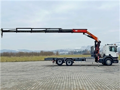 SCANIA P 420  PLATFORMA 6,80 m  PK 29002 + PILOT