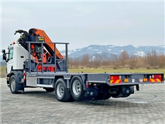 SCANIA P 420  PLATFORMA 6,80 m  PK 29002 + PILOT
