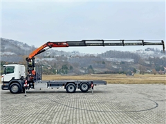 SCANIA P 420  PLATFORMA 6,80 m  PK 29002 + PILOT