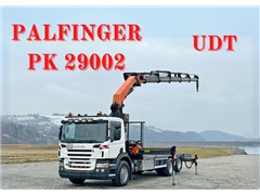 SCANIA P 420  PLATFORMA 6,80 m  PK 29002 + PILOT