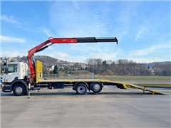 SCANIA P310  LAWETA 7,50 m + FASSI F170A.22 + PIL