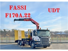 SCANIA P310  LAWETA 7,50 m + FASSI F170A.22 + PIL