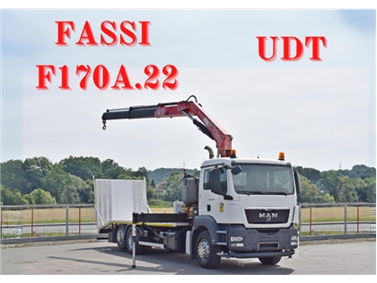 MAN TGS 26.320 LAWETA 8,00m + FASSI F170A.22 + PI