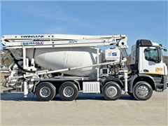 MERCEDES AROCS 3743  POMPA DO BETONU 24 m + PILOT