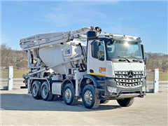 MERCEDES AROCS 3743  POMPA DO BETONU 24 m + PILOT