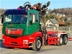 MAN TGS 26.480  HAKOWIEC  + ŁYŻKA  JONSERED 1620