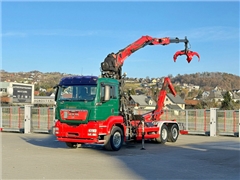 MAN TGS 26.480  HAKOWIEC  + ŁYŻKA  JONSERED 1620