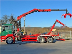 MAN TGS 26.480  HAKOWIEC  + ŁYŻKA  JONSERED 1620