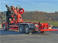 MAN TGS 26.480  HAKOWIEC  + ŁYŻKA  JONSERED 1620