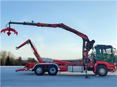 MAN TGS 26.480  HAKOWIEC  + ŁYŻKA  JONSERED 1620