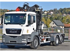 MAN TGS 26.360  HAKOWIEC + KESLA 2114 Z  STAN BD