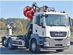 MAN TGS 26.360  HAKOWIEC + KESLA 2114 Z  STAN BD