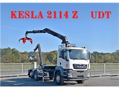MAN TGS 26.360  HAKOWIEC + KESLA 2114 Z  STAN BD