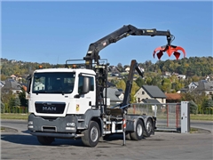 MAN TGS 26.360  HAKOWIEC + KESLA 2114 Z  STAN BD