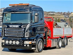 SCANIA R 420  SKRZYNIA 5,05 m + PK 29002 + PILOT