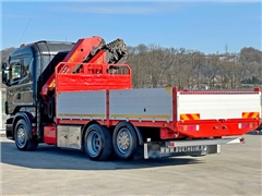 SCANIA R 420  SKRZYNIA 5,05 m + PK 29002 + PILOT