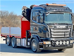 SCANIA R 420  SKRZYNIA 5,05 m + PK 29002 + PILOT