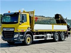DAF CF 450  PLATFORMA 6,30 m + PK 22002 - EH D +