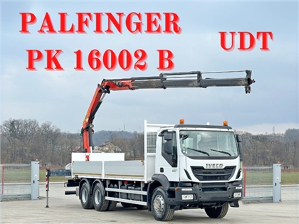 IVECO TRAKKER 360  SKRZYNIA 6,80 m + PK 16002 B +