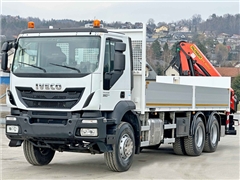 IVECO TRAKKER 360  SKRZYNIA 6,80 m + PK 16002 B +