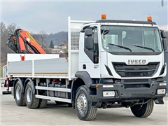 IVECO TRAKKER 360  SKRZYNIA 6,80 m + PK 16002 B +