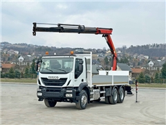 IVECO TRAKKER 360  SKRZYNIA 6,80 m + PK 16002 B +