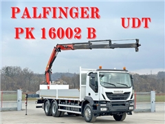 IVECO TRAKKER 360  SKRZYNIA 6,80 m + PK 16002 B +