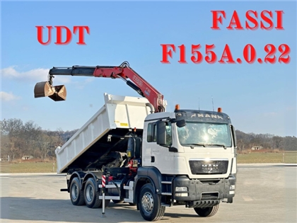 MAN TGS 33.440  WYWROTKA 4,90 m  FASSI F155A.0.2
