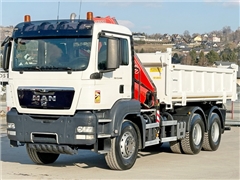 MAN TGS 33.440  WYWROTKA 4,90 m  FASSI F155A.0.2