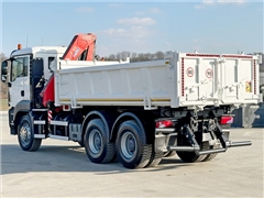 MAN TGS 33.440  WYWROTKA 4,90 m  FASSI F155A.0.2