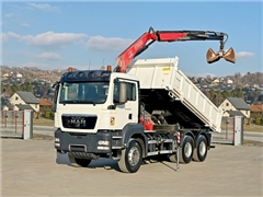 MAN TGS 33.440  WYWROTKA 4,90 m  FASSI F155A.0.2