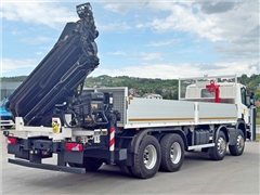 SCANIA P 410  PLATFORMA 7,00m  HIAB 244 E -5 HIP