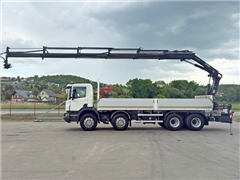 SCANIA P 410  PLATFORMA 7,00m  HIAB 244 E -5 HIP