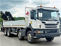 SCANIA P 410  PLATFORMA 7,00m  HIAB 244 E -5 HIP