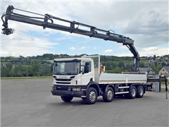 SCANIA P 410  PLATFORMA 7,00m  HIAB 244 E -5 HIP