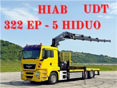 MAN TGS 26.440  PLATFORMA 6,25 m  HIAB 322 EP -