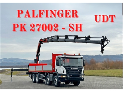 SCANIA P 450  SKRZYNIA 7,50 m + PK 27002 - SH + P