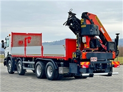 SCANIA P 450  SKRZYNIA 7,50 m + PK 27002 - SH + P