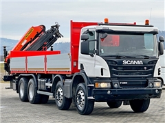 SCANIA P 450  SKRZYNIA 7,50 m + PK 27002 - SH + P