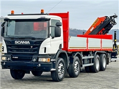 SCANIA P 450  SKRZYNIA 7,50 m + PK 27002 - SH + P
