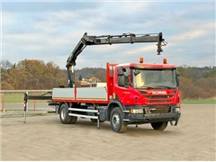 SCANIA P 280  HIAB 122 E - 2 HIDUO + PILOT  STAN