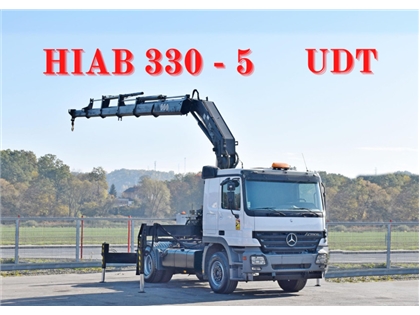 MERCEDES ACTROS 1844  Ciągnik siodłowy  HIAB 330