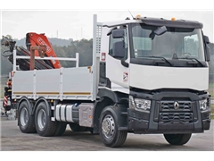 Renault C 380  SKRZYNIA 5,45 m + FASSI F 175A.0.2