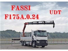 Renault C 380  SKRZYNIA 5,45 m + FASSI F 175A.0.2
