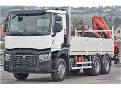 Renault C 380  SKRZYNIA 5,45 m + FASSI F 175A.0.2