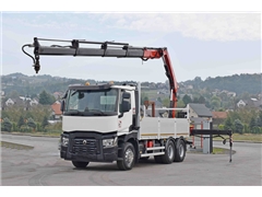 Renault C 380  SKRZYNIA 5,45 m + FASSI F 175A.0.2